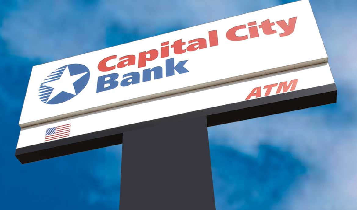 capital city bank ID sign