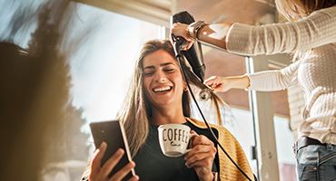 Zelle pay hairdresser